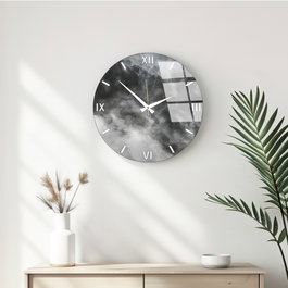 Wallity Reloj de pared decorativo de cristal Multicolor 40 cm
